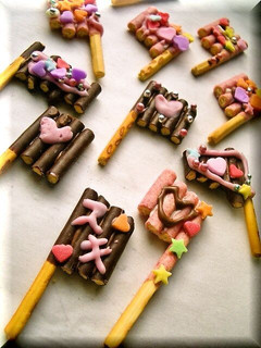 デコポッキー♡♥愛の旗♡♥-レシピのメイン写真