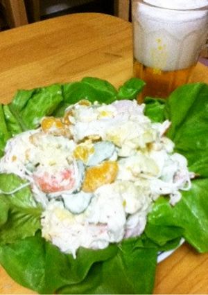 おつまみになるゴロゴロポテトサラダ-レシピのメイン写真
