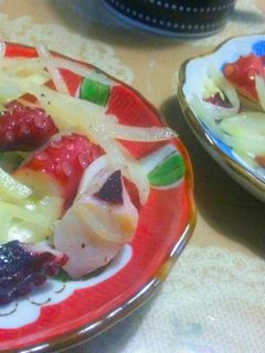 タコと玉ねぎのマリネ-レシピのメイン写真