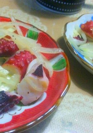 タコと玉ねぎのマリネ-レシピのメイン写真