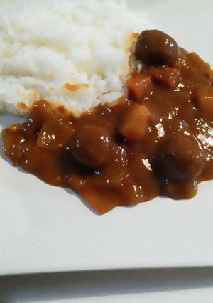 家にあるもの！節約ミートボールカレー-レシピのメイン写真