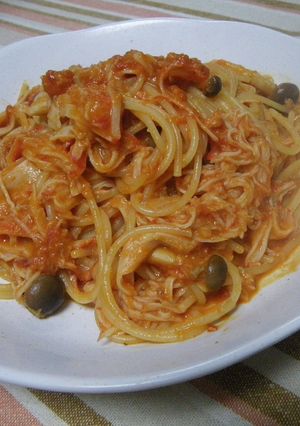 ☆蟹のトマトクリームパスタ☆-レシピのメイン写真