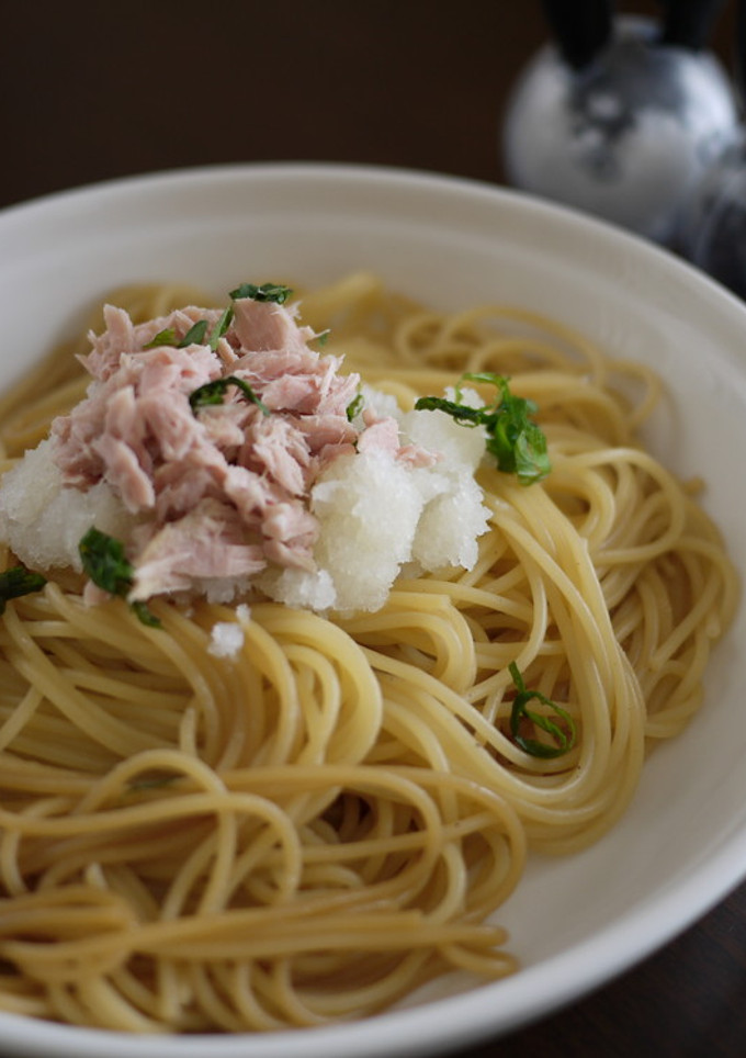ツナと大根おろしの和風パスタ-レシピのメイン写真