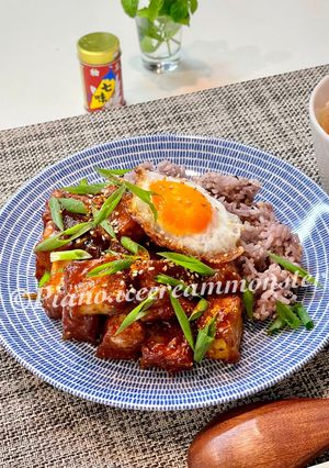 厚揚げキャラメリゼ丼-レシピのメイン写真
