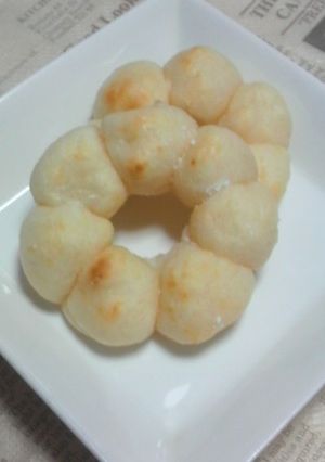 残ッたゴハンdeもっちり焼きドーナツ-レシピのメイン写真