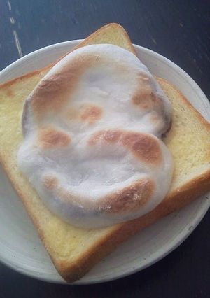 小倉トーストが食べたいけど・・・大福で☆-レシピのメイン写真