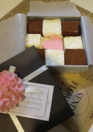 見た目もキレイ♪２色の生チョコ-レシピのメイン写真