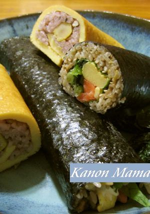 まぜごはんで恵方巻-レシピのメイン写真