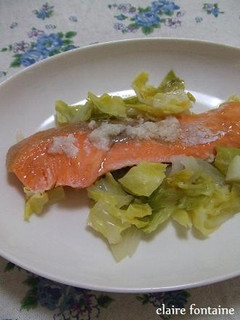 鮭と野菜の塩麹蒸し-レシピのメイン写真