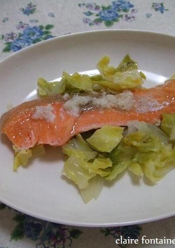 鮭と野菜の塩麹蒸し-レシピのメイン写真