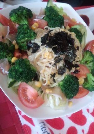 ゴマダレラーメンサラダ♪-レシピのメイン写真