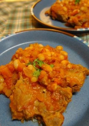豚肉と白インゲン豆のカスレ風煮込み-レシピのメイン写真