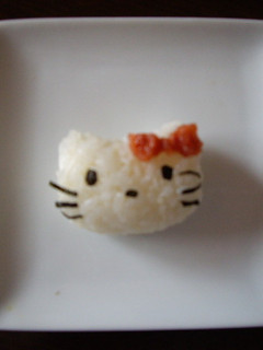 簡単♪キティおにぎり-レシピのメイン写真