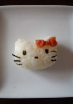 簡単♪キティおにぎり-レシピのメイン写真