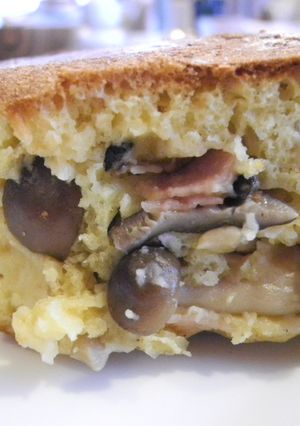 きのこのケーキサクレ・にんにく風味-レシピのメイン写真