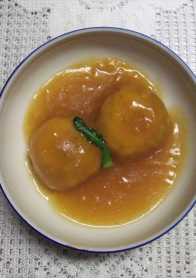 かぼちゃ饅頭のとろとろあん-レシピのメイン写真