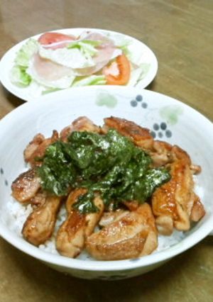 ガッツリ焼き鳥丼！！-レシピのメイン写真