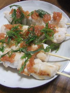 鶏ささみ焼鳥さっぱり梅肉のせ-レシピのメイン写真