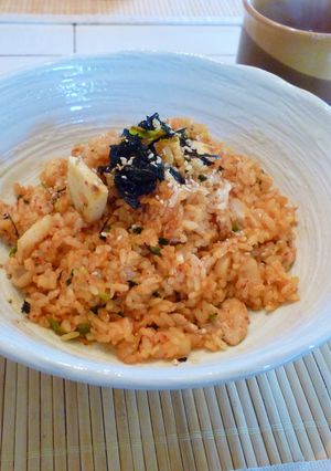 韓国風☆キムチチャーハン-レシピのメイン写真
