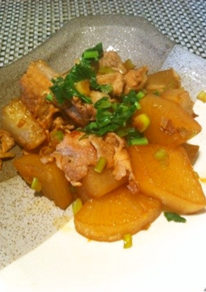 豚肉と大根の炒め煮-レシピのメイン写真