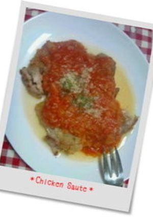 ＊トマトソースのチキンソテー＊-レシピのメイン写真