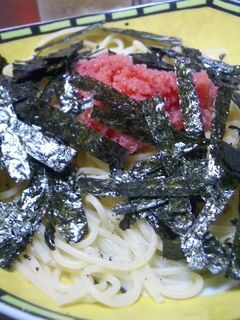明太子バター昆布茶スパ-レシピのメイン写真