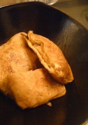 手抜き有る物美味→油揚げで納豆キムチーズ-レシピのメイン写真