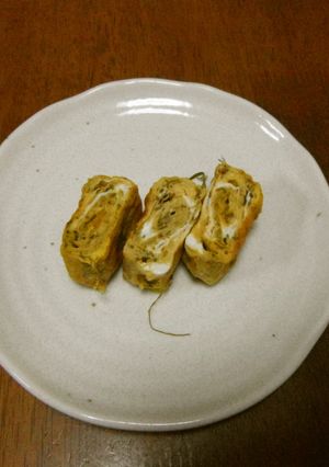 ねこぶまんまの卵焼き-レシピのメイン写真