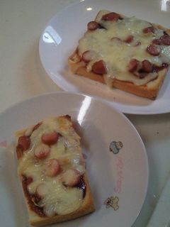 朝ご飯♪ピザトースト-レシピのメイン写真