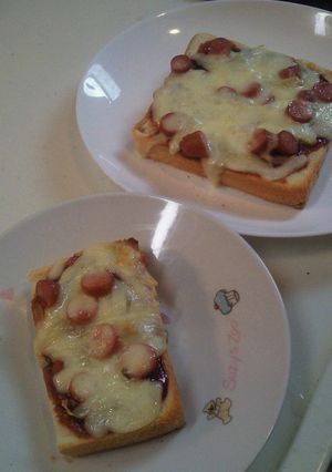 朝ご飯♪ピザトースト-レシピのメイン写真