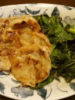 塩麹さん☆うまうま☆豚ロースと青菜炒め!-レシピのメイン写真