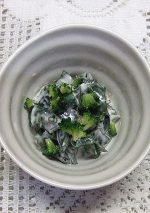 ブロッコリーとわかめの箸休め-レシピのメイン写真