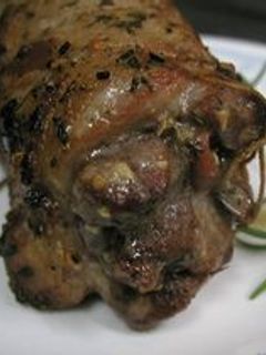 豚かたまり肉ハーブロール焼き-レシピのメイン写真