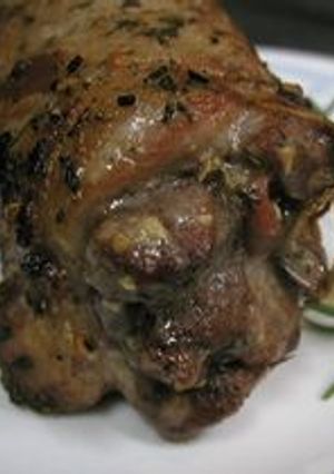 豚かたまり肉ハーブロール焼き-レシピのメイン写真