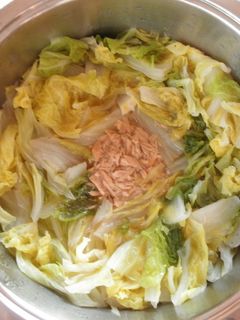 簡単♪白菜とツナの煮物-レシピのメイン写真