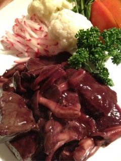 【赤ワイン】牛肉の赤ワインみそ煮込み-レシピのメイン写真