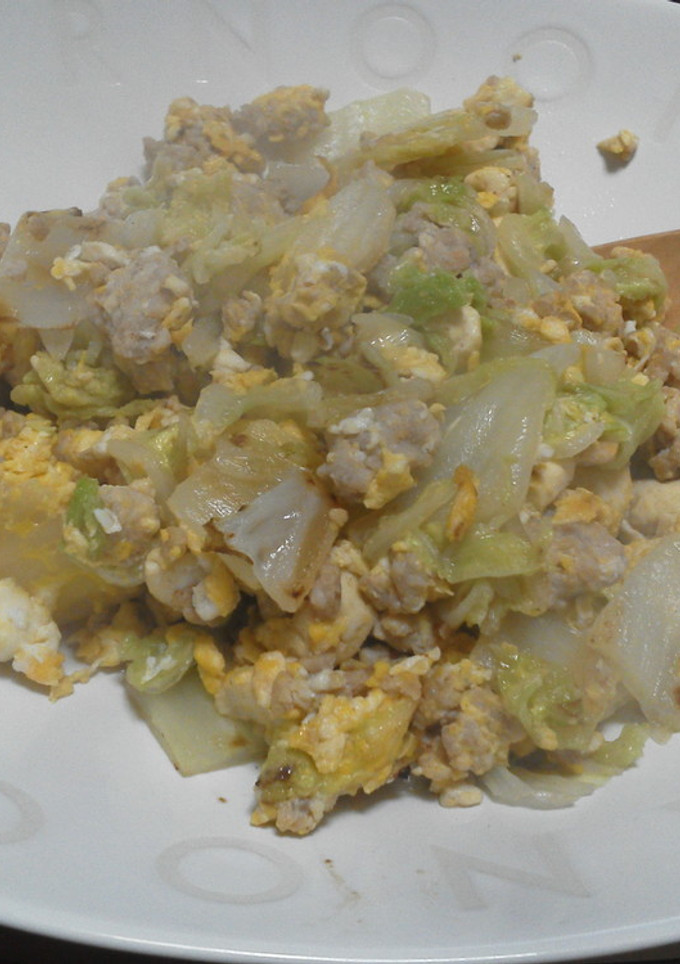 ☆めちゃ簡単♪白菜と豆腐の炒めもの☆-レシピのメイン写真