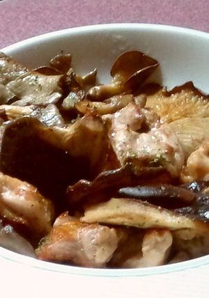 完成まで５分☆２種のきのこと鶏肉のソテー-レシピのメイン写真