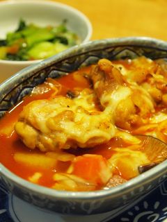 チキンのトマト煮グラタンスープ風-レシピのメイン写真