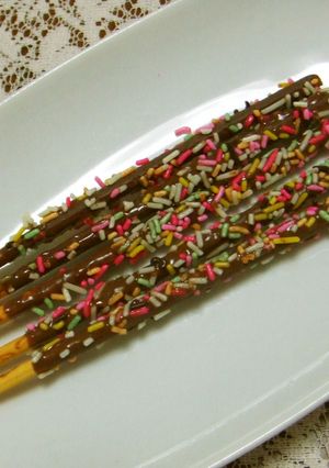 お祭りポッキー♪-レシピのメイン写真