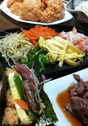 手巻きビビンバ-レシピのメイン写真