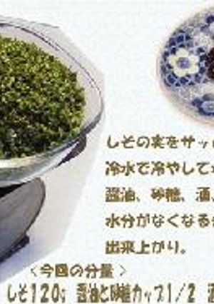 しその実の佃煮-レシピのメイン写真