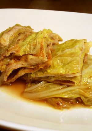 白菜と豚肉のミルフィーユ（カレー風味）-レシピのメイン写真