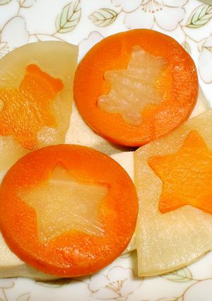 余分が出ない型抜き野菜-レシピのメイン写真