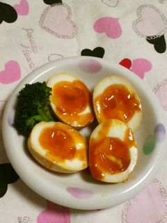 いつかあなたと♡コチュジャン漬けの味玉-レシピのメイン写真