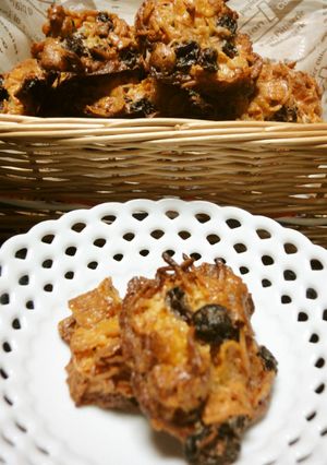 レーズンクリスプクッキー-レシピのメイン写真