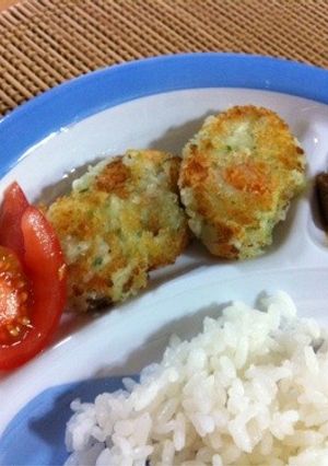 離乳食（後期、完了期）しらすコロッケ-レシピのメイン写真