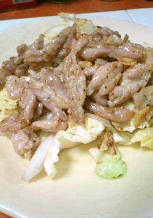 簡単☆せせりの塩炒め＊ガーリック風味＊-レシピのメイン写真