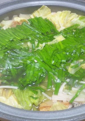 そんちょさん家の博多風もつ鍋(醤油)-レシピのメイン写真