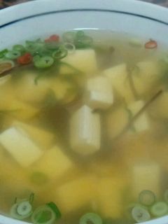 簡単に豆腐スープ-レシピのメイン写真